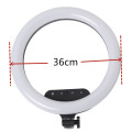 14 Zoll 36 cm Remote Touch LED Ringlicht Kamera Telefon Fotografie Dimmbare Ringlampe Mit 2.1M Ständer